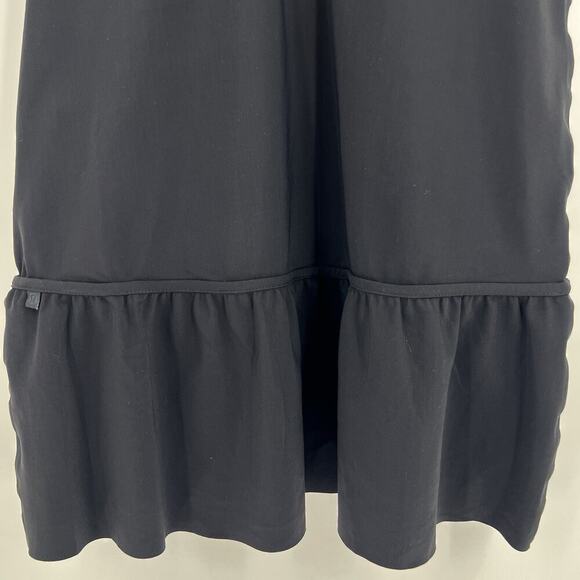 Lululemon Lulu Black White Striped Sleeveless Both Ways Reversible Dress Size 12 - Picture 9 of 10